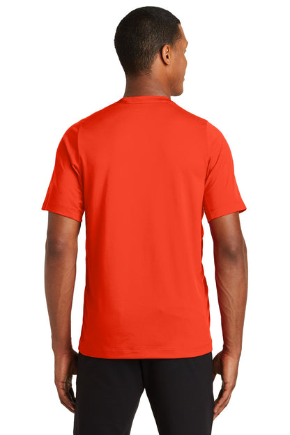 Deep Orange So New Era Series Performance Crew Tee. NEA200