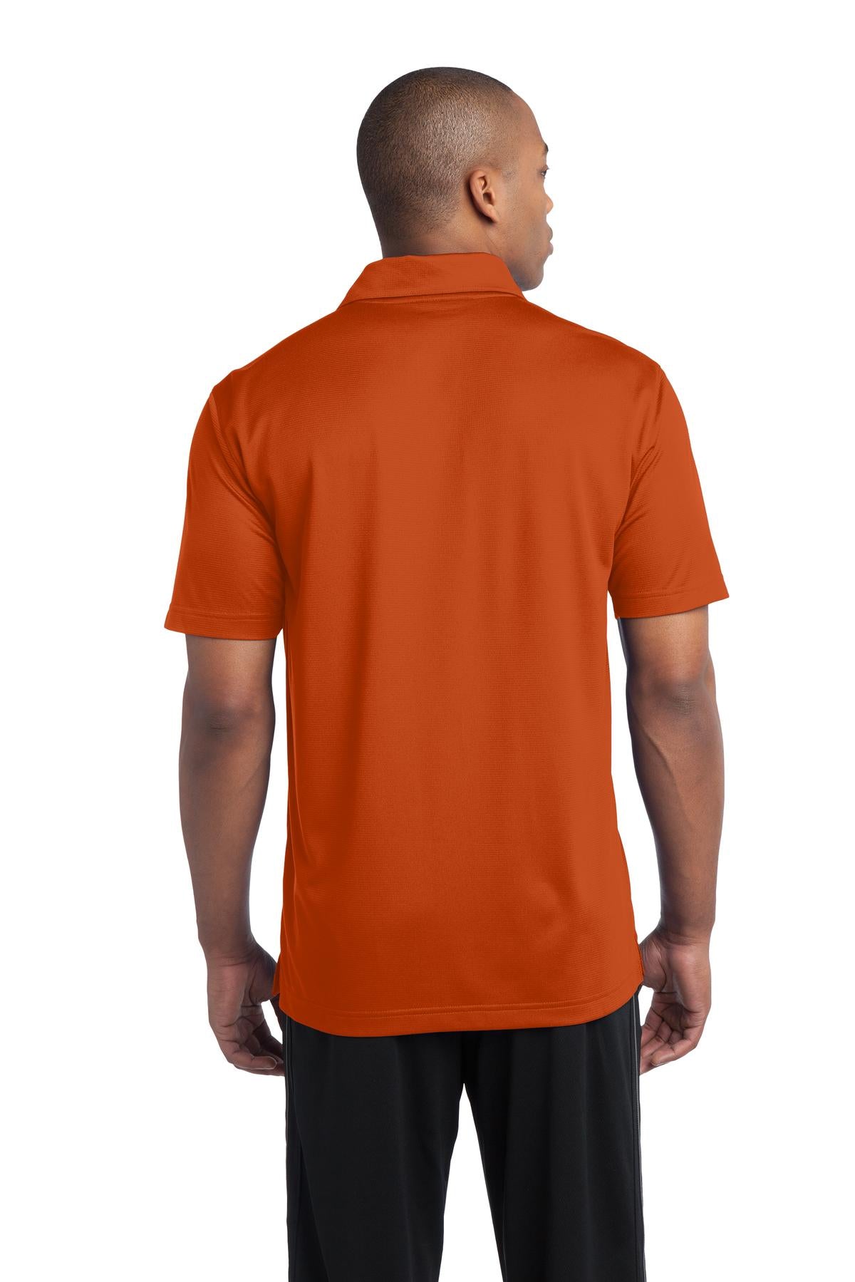 Deep Orange Sport-Tek PosiCharge Active Textured Polo. ST690