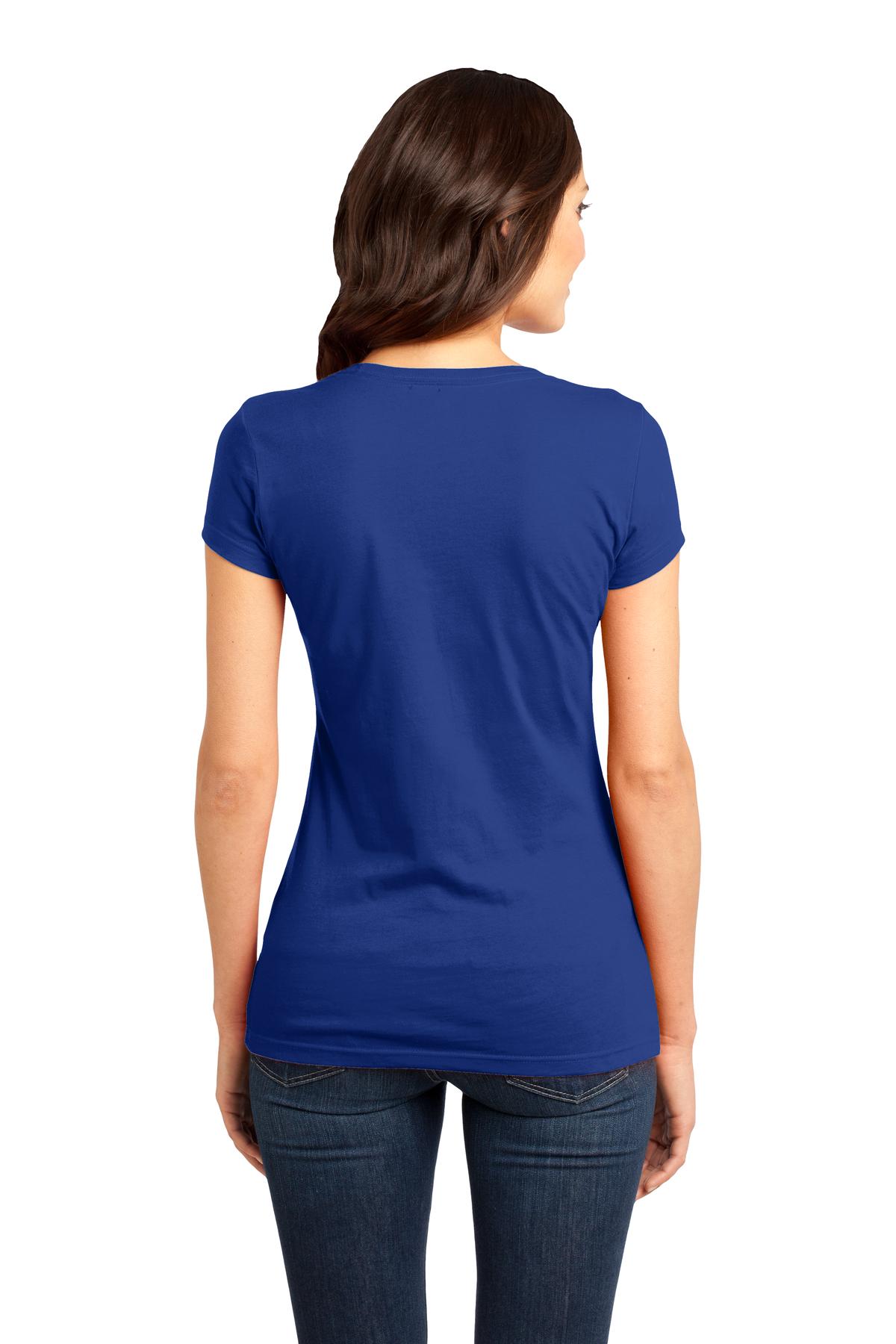 Deep Royal District Women's Fitted Very Important Tee . DT6001