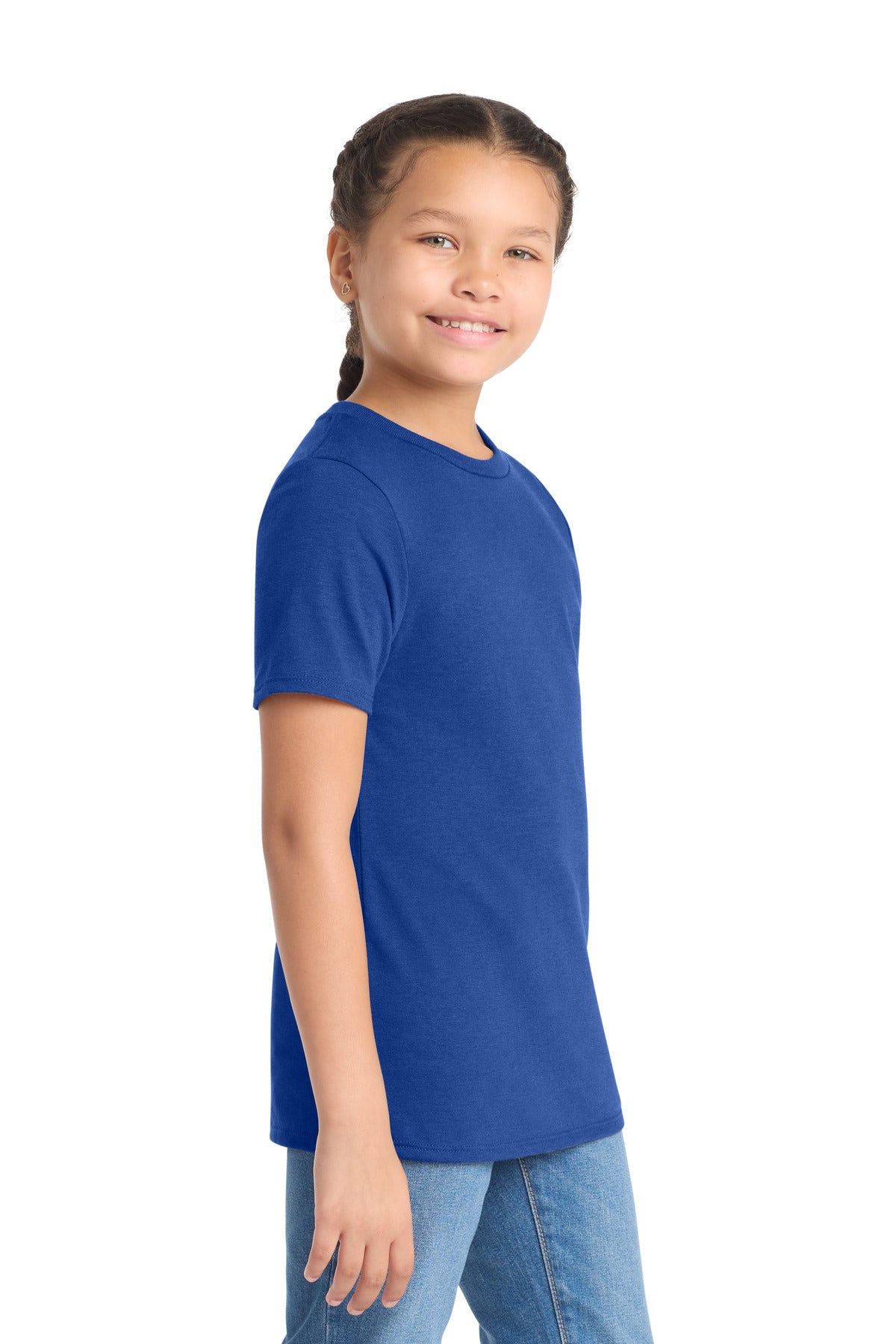 Deep Royal District Youth Perfect Tri Tee. DT130Y