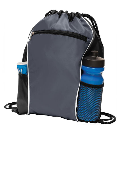 Deep Smoke Port Authority Fast Break Cinch Pack. BG613