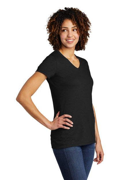 DeepBlack Allmade Women's Tri-Blend V-Neck Tee AL2018
