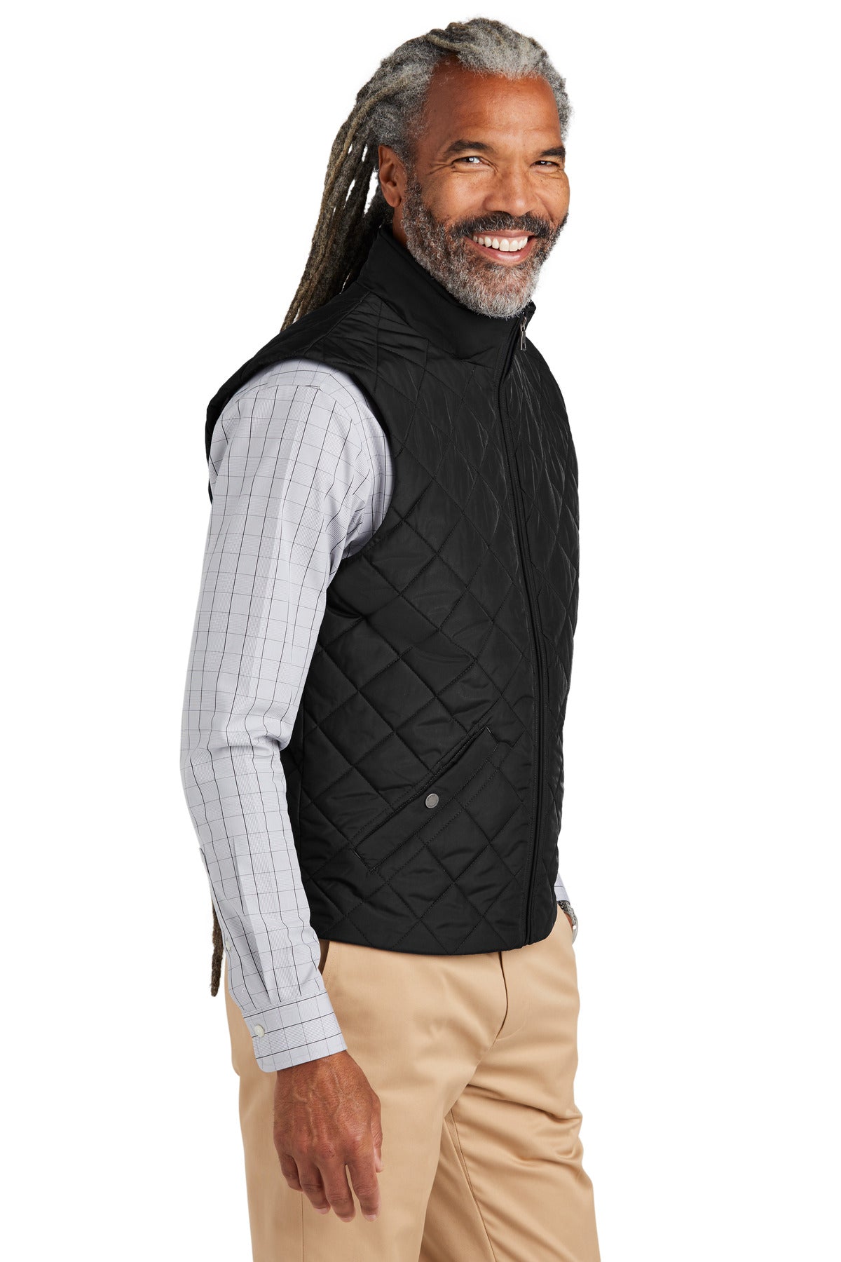 DeepBlack Brooks Brothers Quilted Vest BB18602