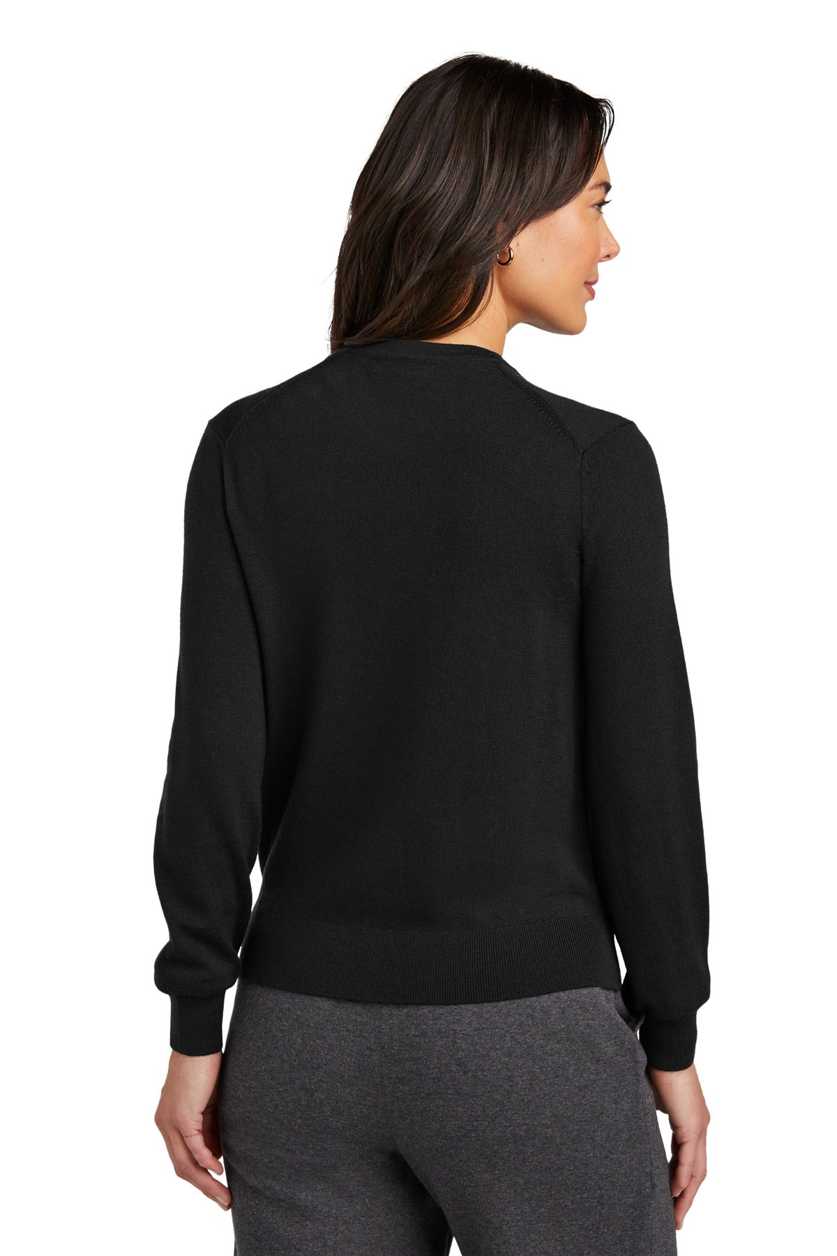 DeepBlack Brooks Brothers Women's Washable Merino Cardigan Sweater BB18413