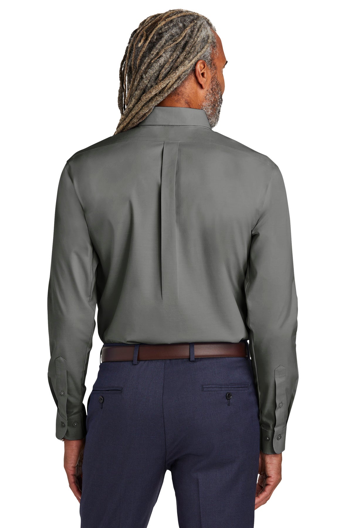 DeepBlack Brooks Brothers Wrinkle-Free Stretch Pinpoint Shirt BB18000