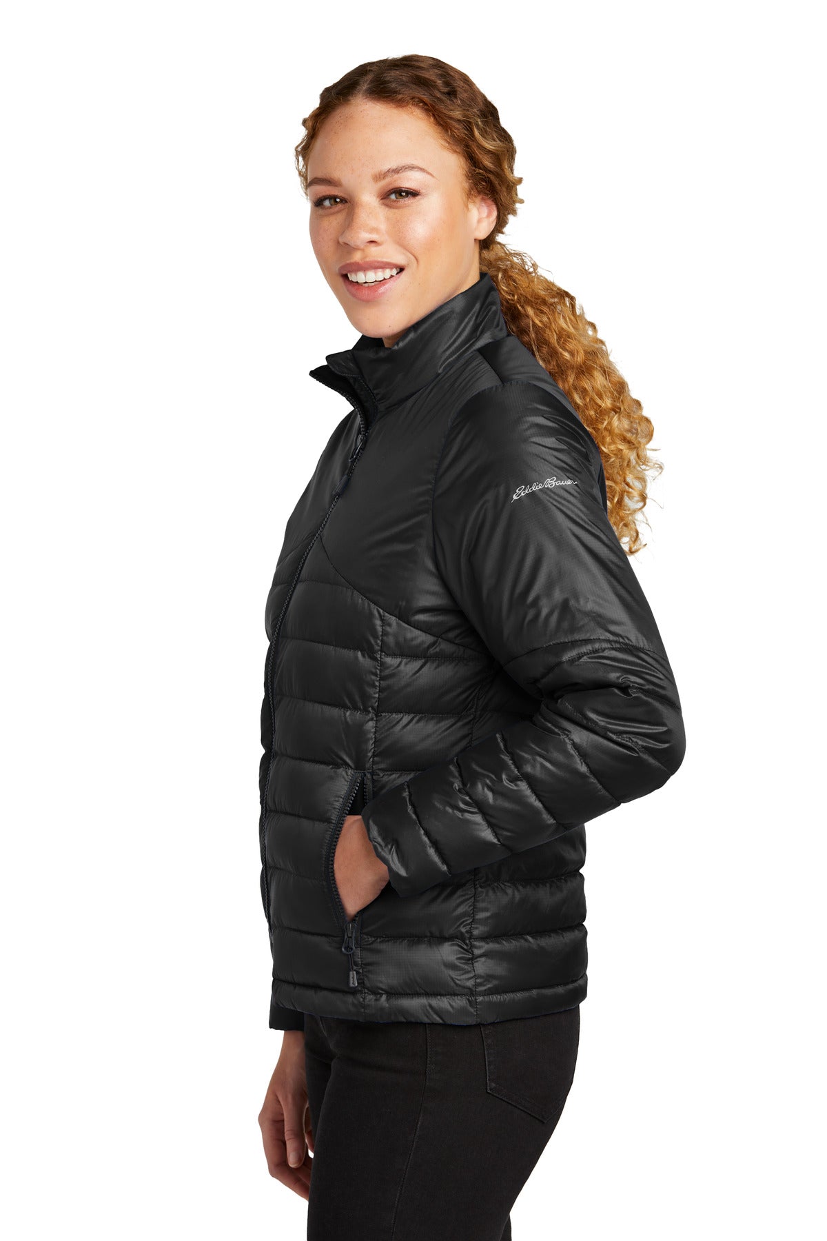 DeepBlack Eddie Bauer Women's Quilted Jacket EB511