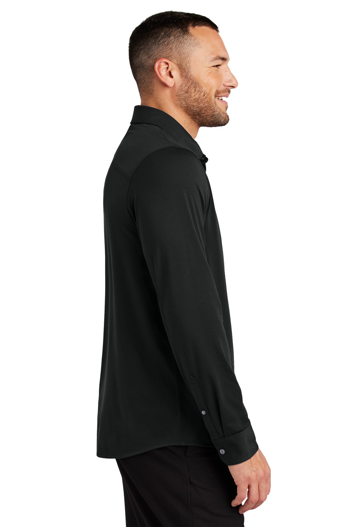 DeepBlack Mercer+Mettle Stretch Jersey Long Sleeve Shirt MM1018