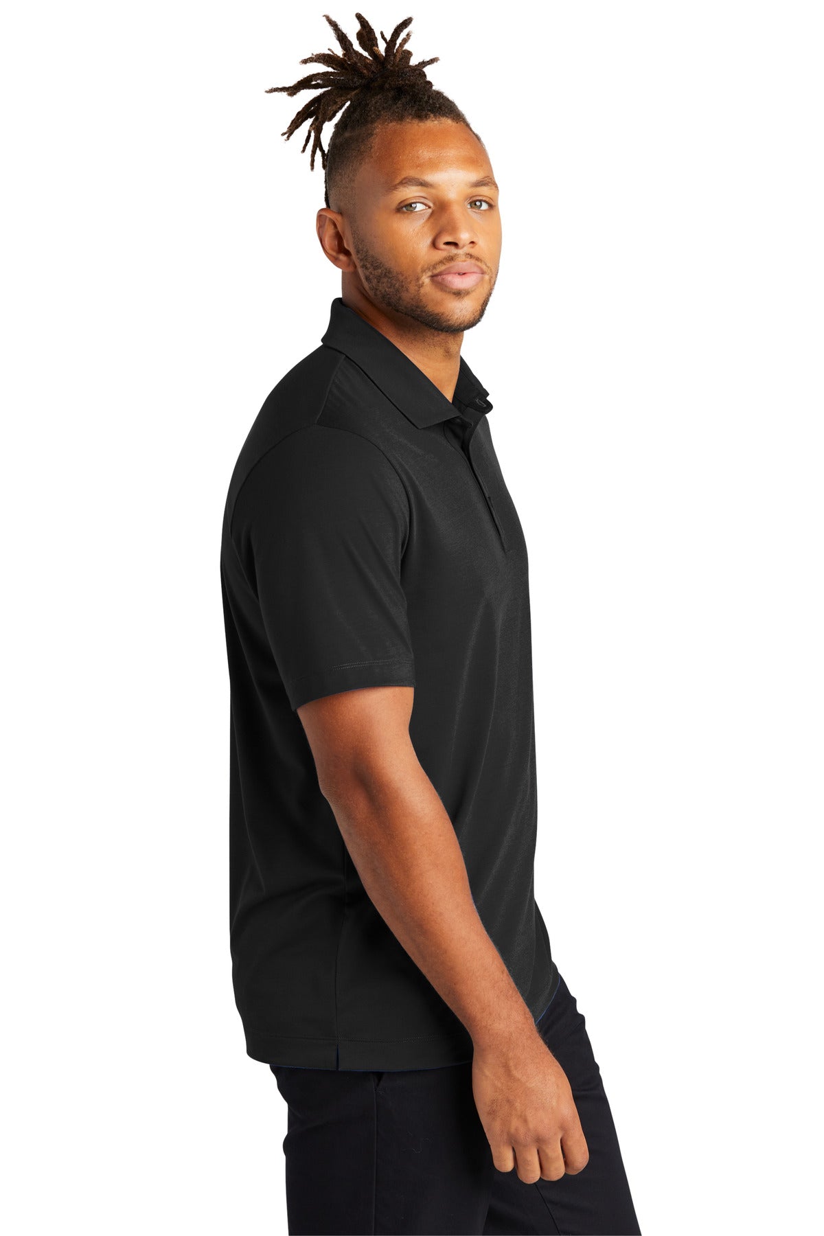 DeepBlack Mercer+Mettle Stretch Jersey Polo MM1014