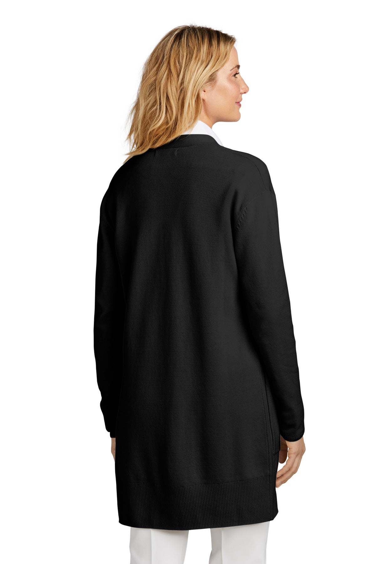 DeepBlack Mercer+Mettle Women's Open-Front Cardigan Sweater MM3023