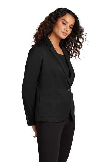 DeepBlack Mercer+Mettle Women's Relaxed Knit Blazer MM3031
