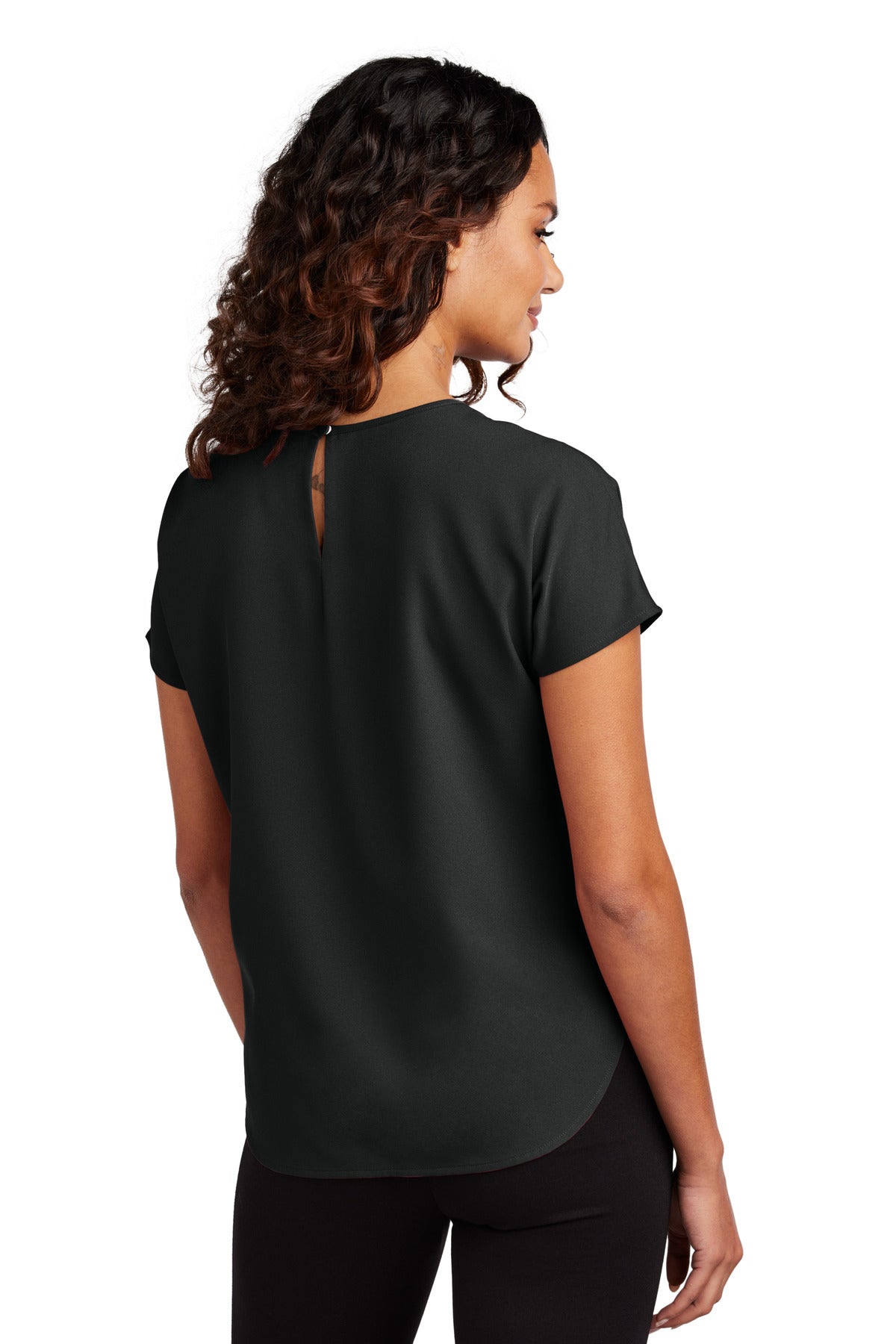 DeepBlack Mercer+Mettle Women's Stretch Crepe Crew MM2015