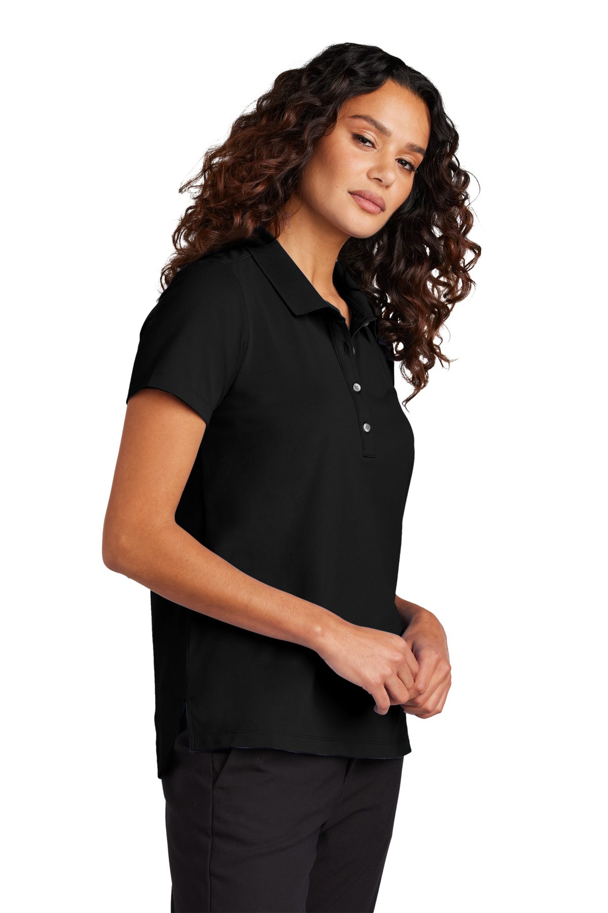 DeepBlack Mercer+Mettle Women's Stretch Pique Polo MM1005