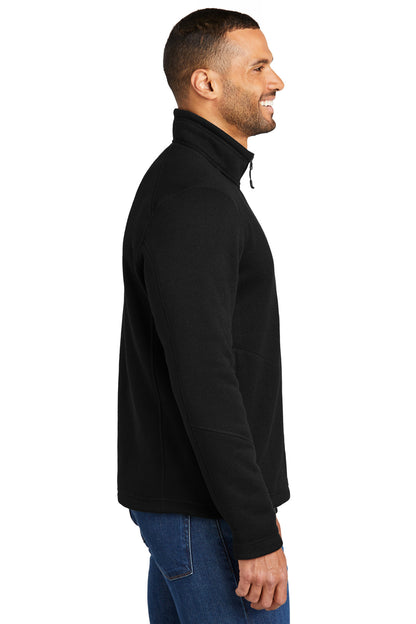DeepBlack Port Authority Arc Sweater Fleece 1/4-Zip F426