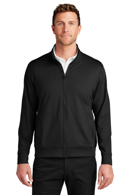 DeepBlack Port Authority C-FREE Double Knit Full-Zip K881