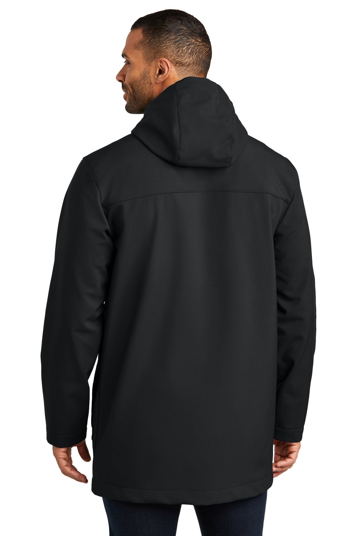 DeepBlack Port Authority Collective Outer Soft Shell Parka J919