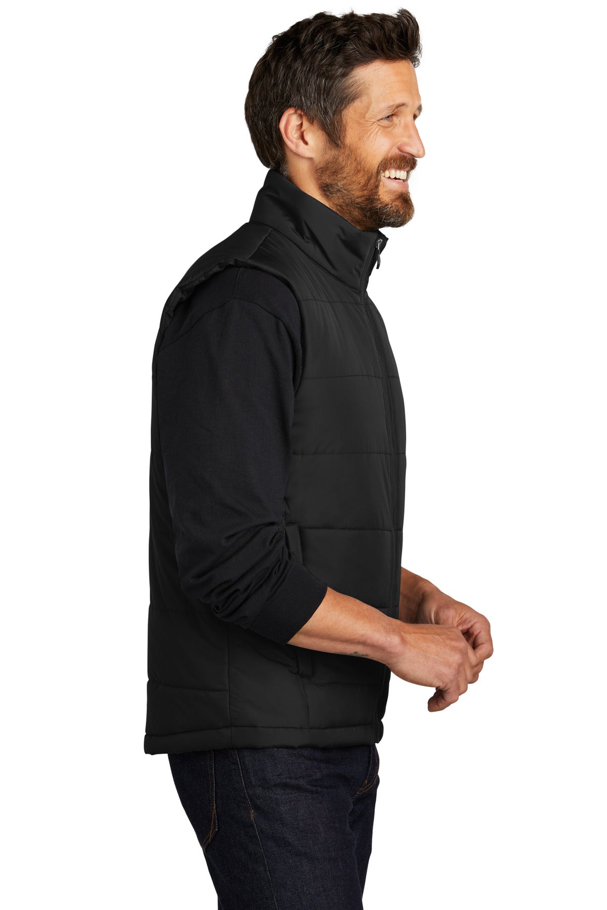 DeepBlack Port Authority Puffer Vest J853