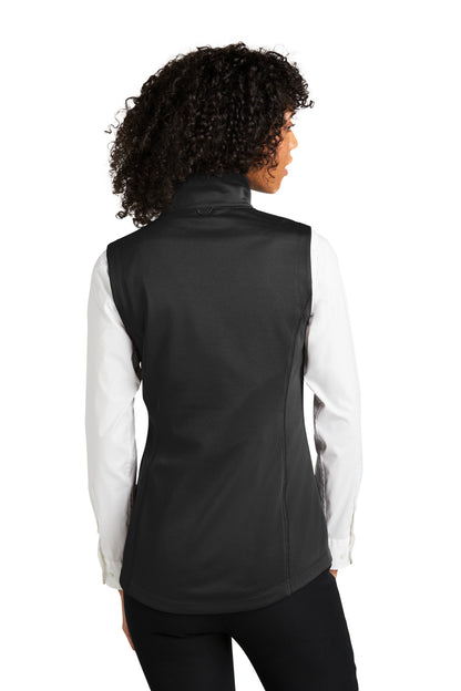 DeepBlack Port Authority Women's Collective Smooth Fleece Vest L906