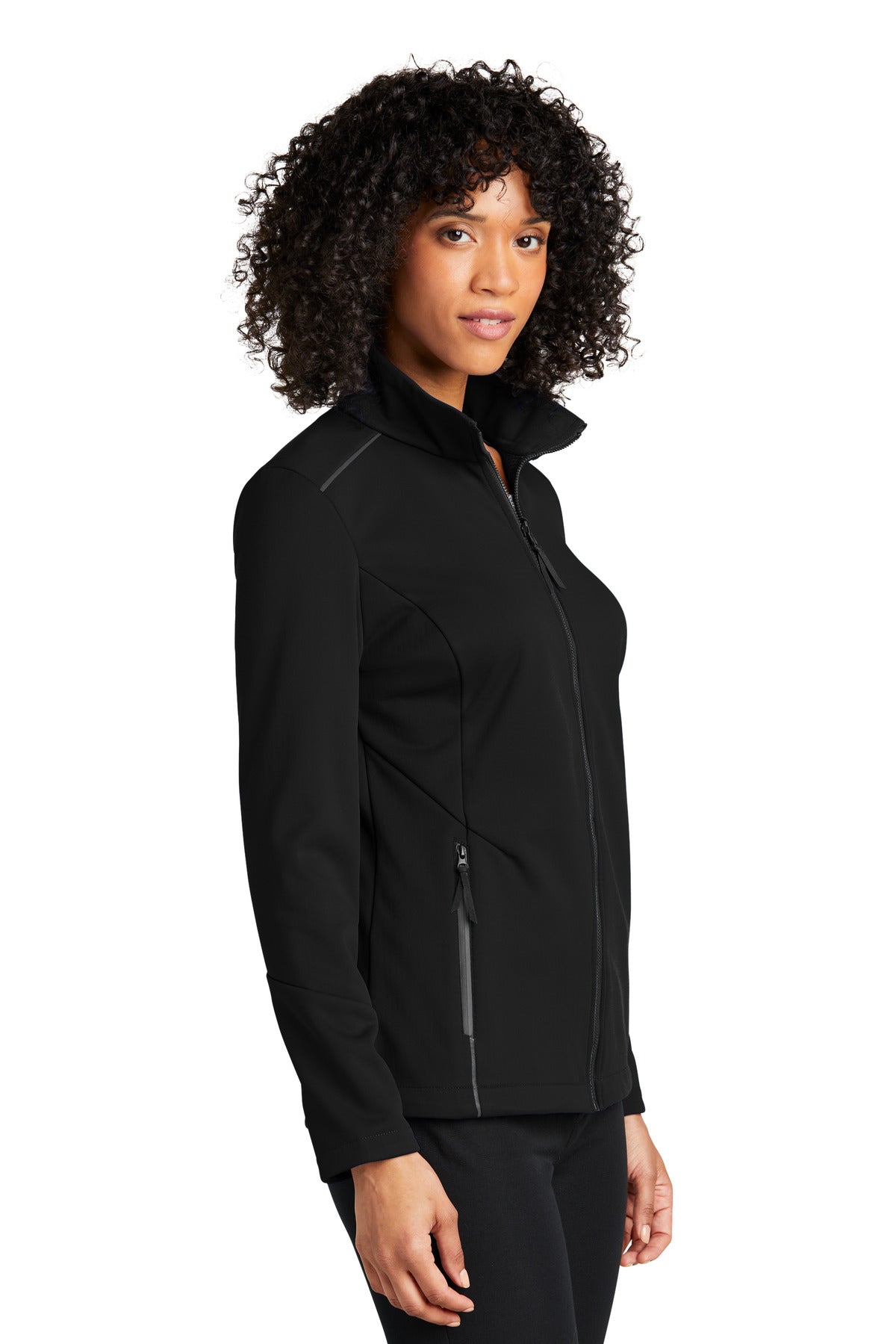 DeepBlack Port Authority Women's Collective Tech Soft Shell Jacket L921
