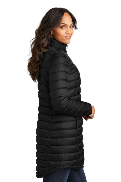 DeepBlack Port Authority Women's Horizon Puffy Long Jacket L365