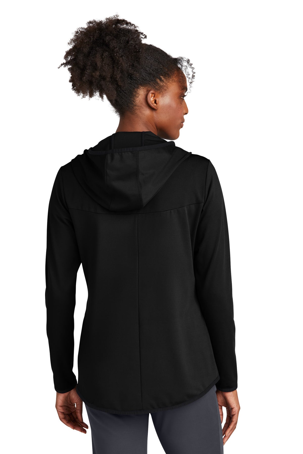 DeepBlack Sport-Tek Women's Circuit Hooded Full-Zip LST870