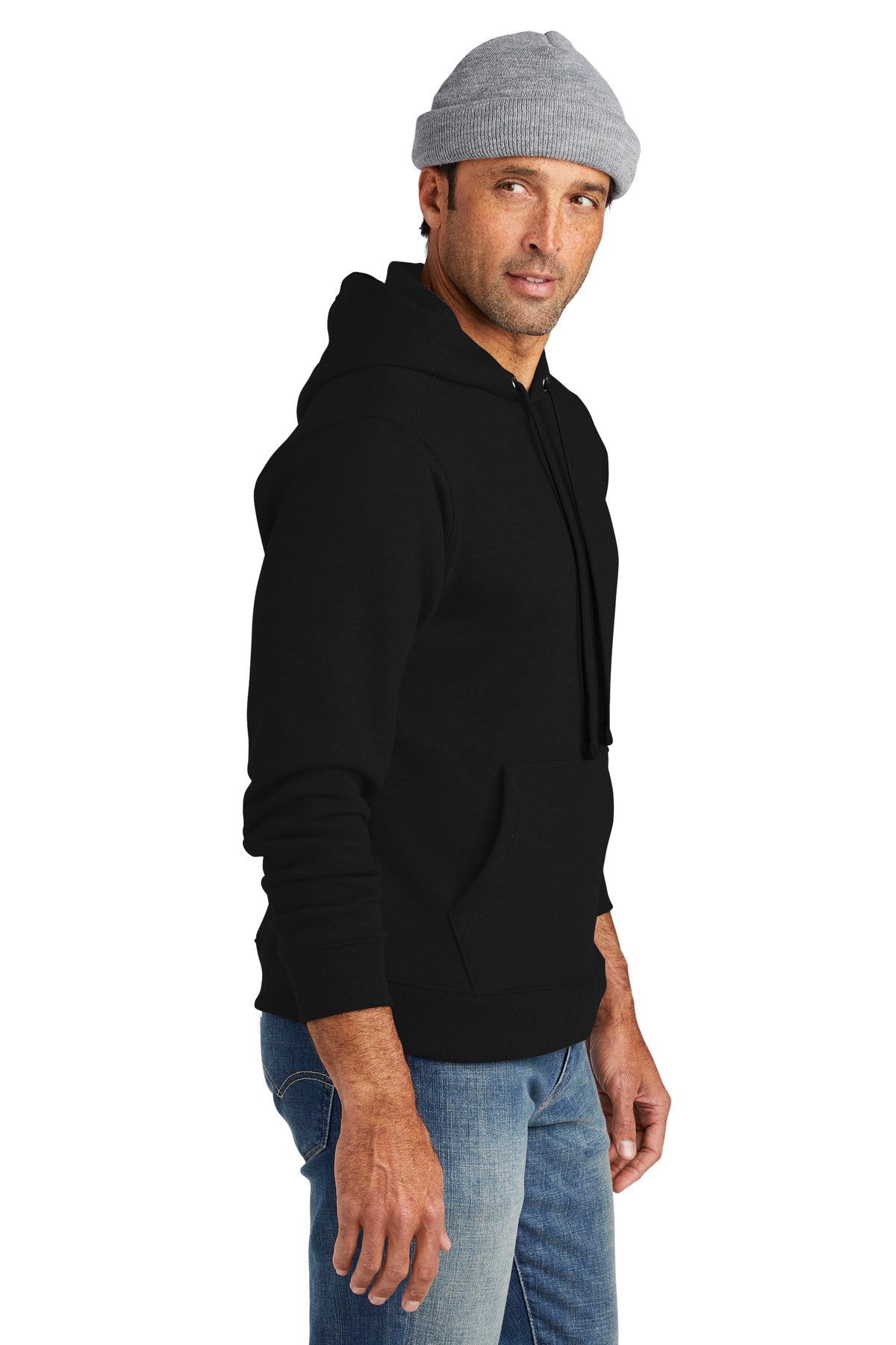 DeepBlack Volunteer Knitwear Chore Fleece Pullover Hoodie VL130H