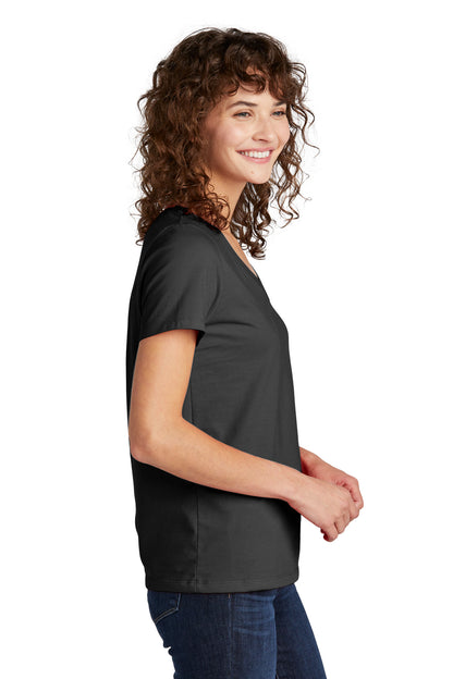 DeepBlack Volunteer Knitwear Women's Daily V-Neck Tee LVL45V