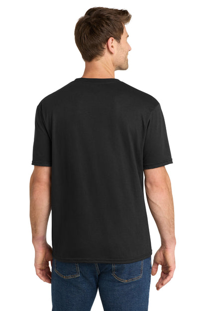 DeepBlkSld Volunteer Knitwear Tri Tee VL40
