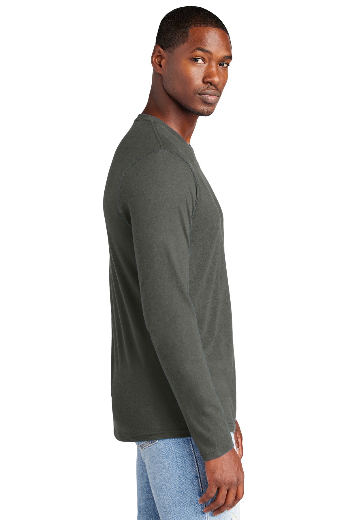 DeepestGry District Very Important Tee Long Sleeve. DT6200