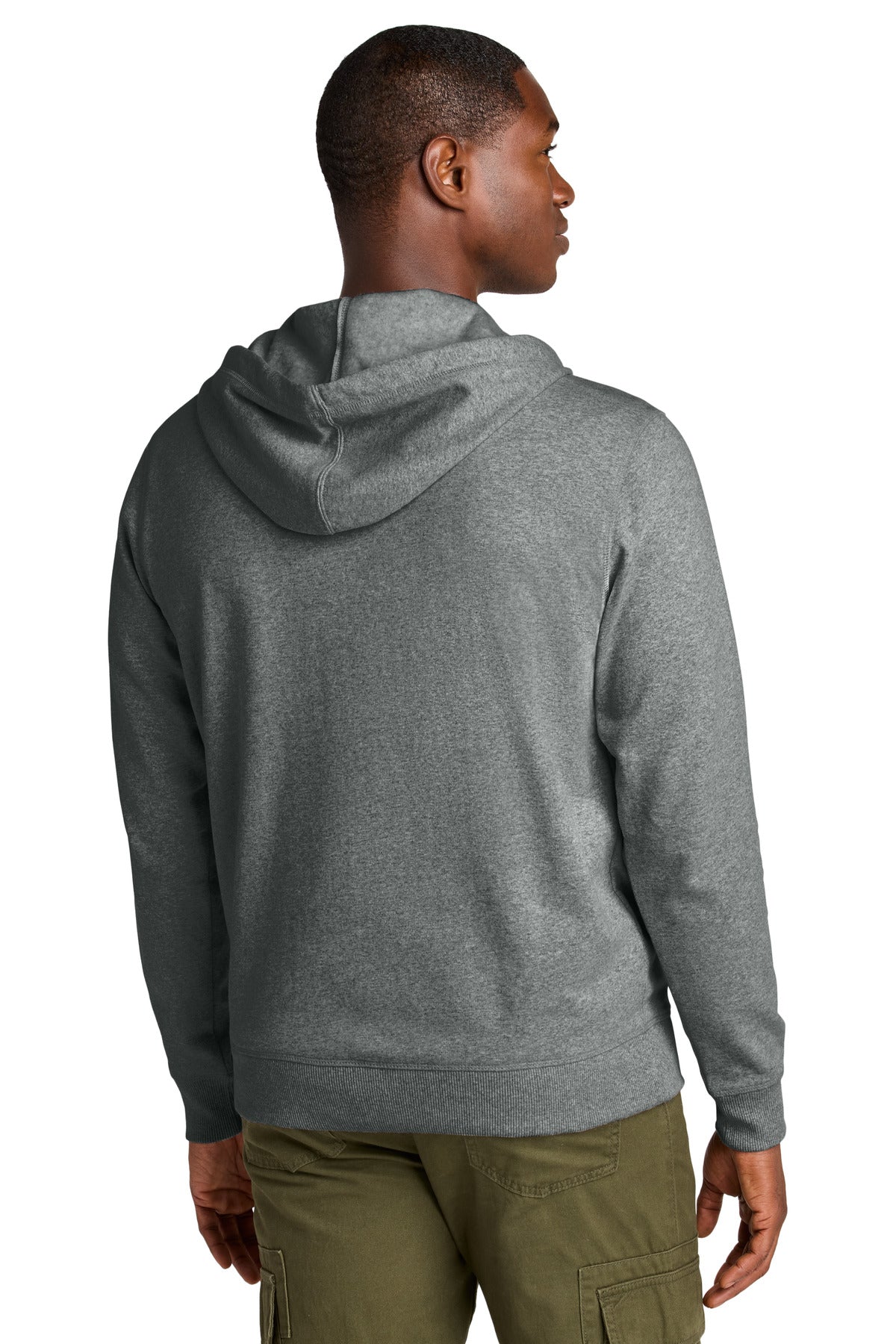 DeepGreyHt District Re-Fleece Full-Zip Hoodie DT8102