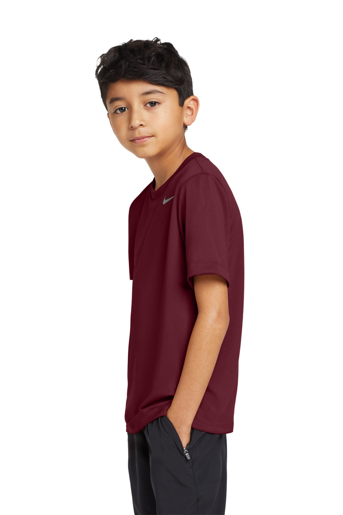 DeepMaroon Nike Youth Team rLegend Tee DV7317