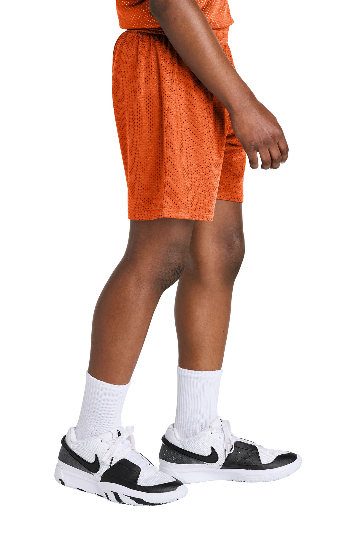 DeepOrange Sport-Tek Youth PosiCharge Mesh 5" Short YST5100