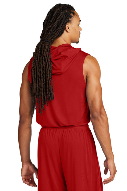 DeepRed Sport-Tek Competitor Sleeveless Hoodie ST352H