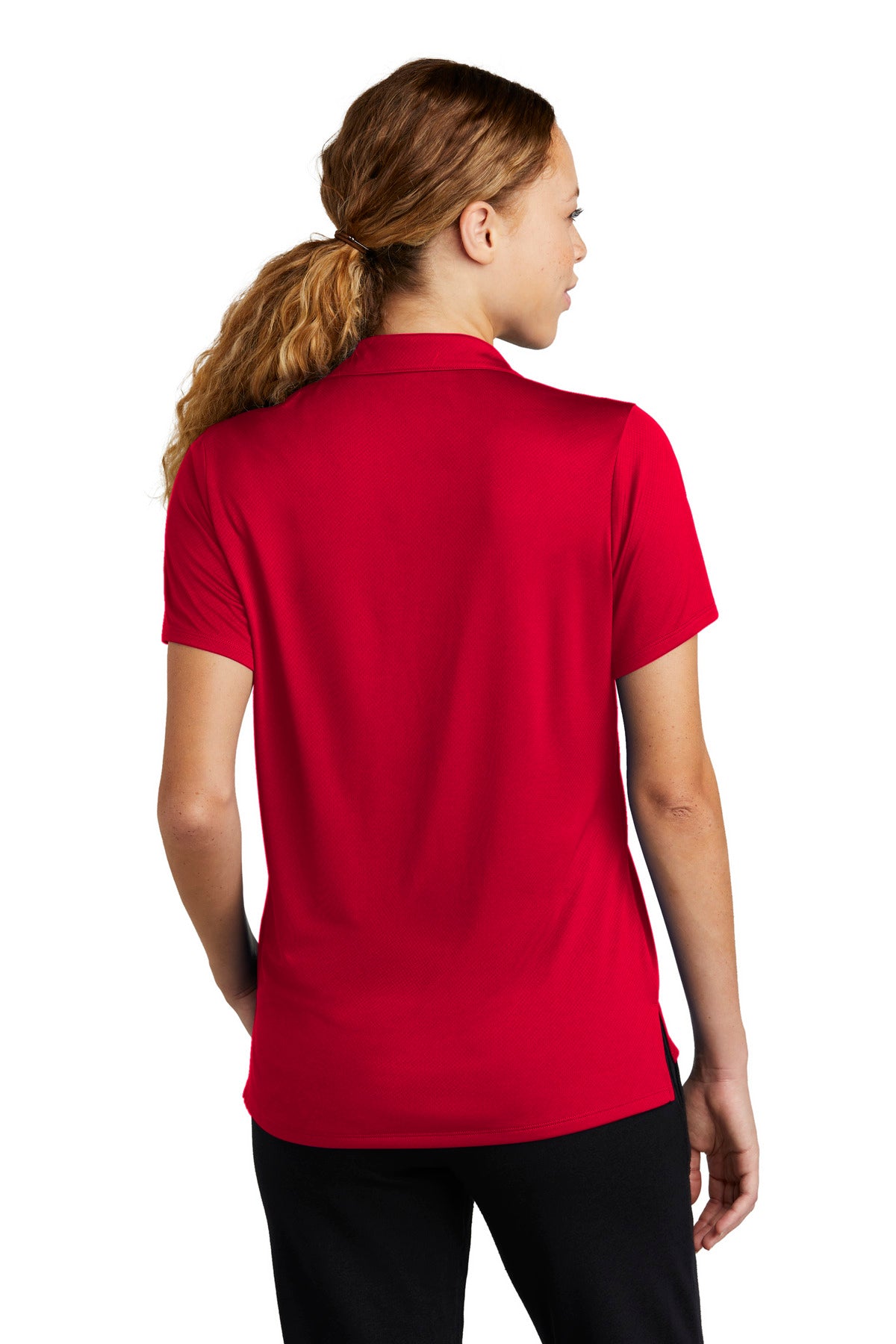 DeepRed Sport-Tek Women's Sideline Polo LST535