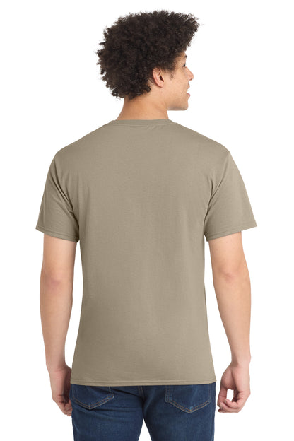 Desert Sand Port & Company Tall Core Blend Tee. PC55T