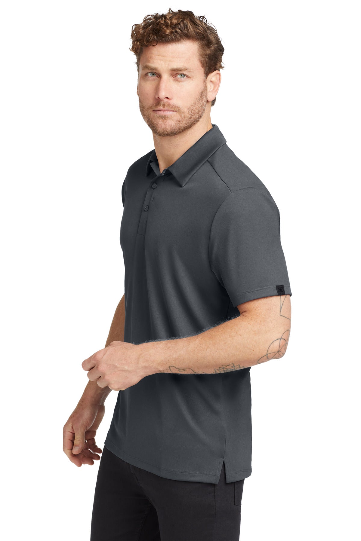 Diesel Grey OGIO Framework Polo. OG125