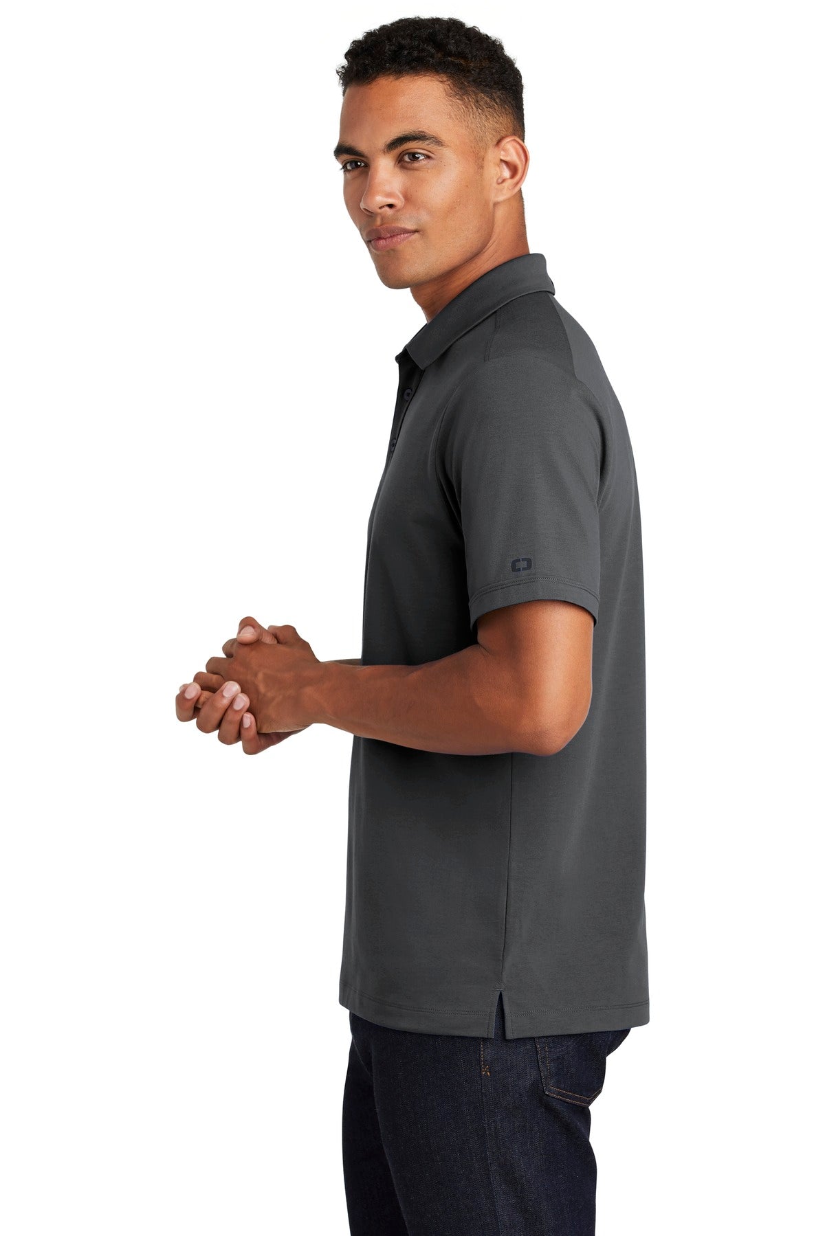 Diesel Grey OGIO Limit Polo. OG138