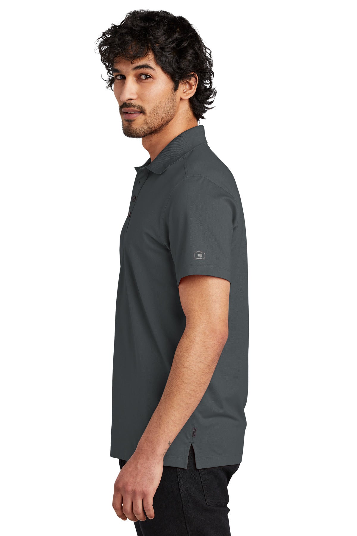 Diesel Grey OGIO Metro Polo. OG130