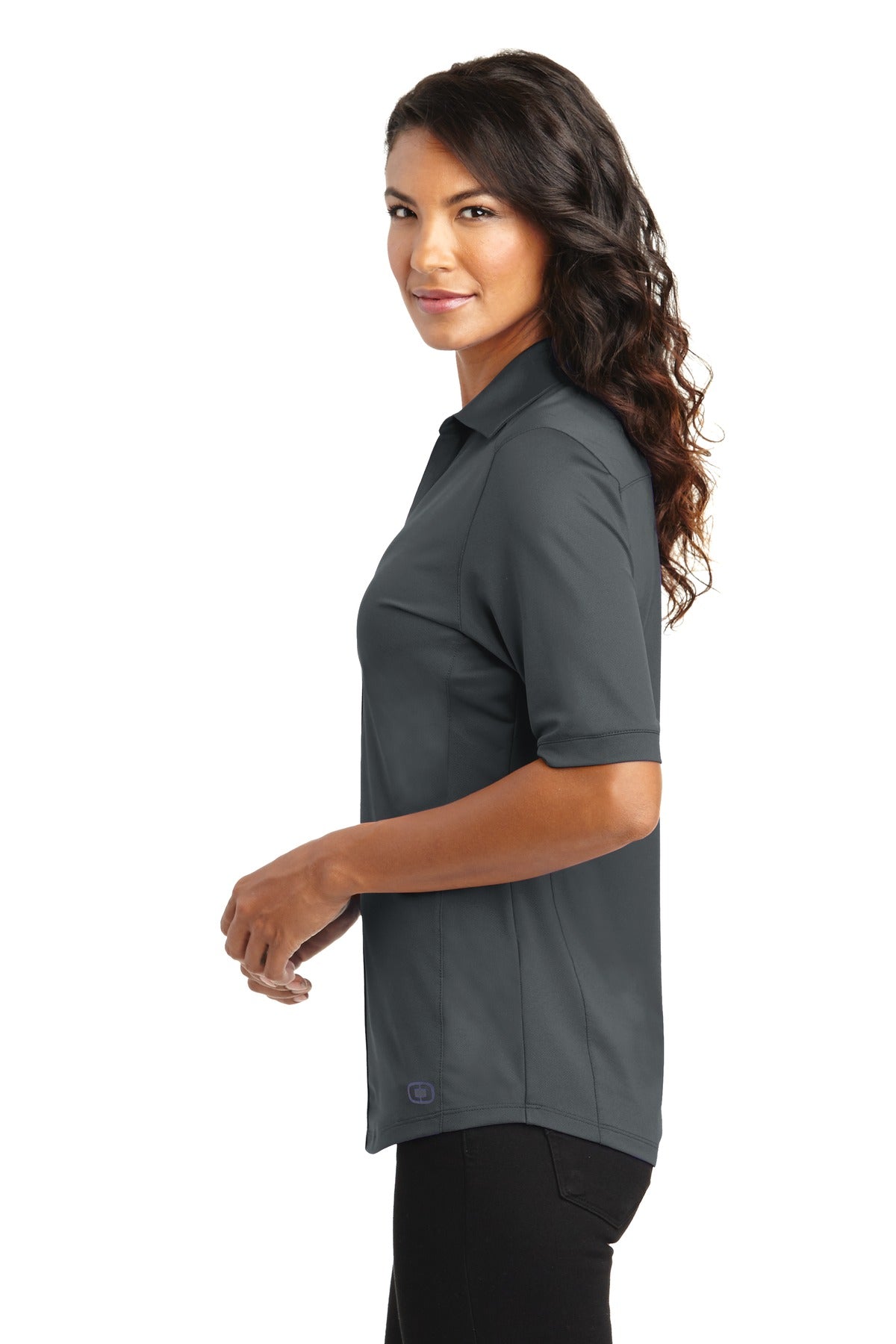Diesel Grey OGIO Women's Metro Polo. LOG130