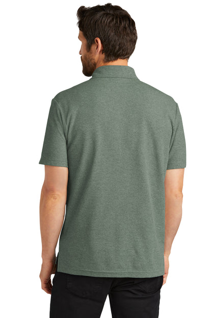 DkGreenHt Port Authority C-FREE Cotton Blend Pique Pocket Polo K868