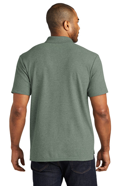 DkGreenHt Port Authority C-FREE Cotton Blend Pique Polo K867