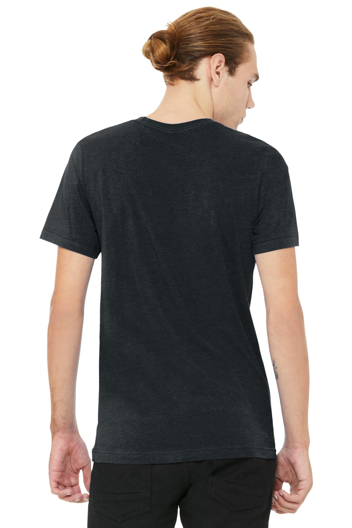 DkGyHthr BELLA+CANVAS Unisex Heather CVC V-Neck Tee BC3005CVC