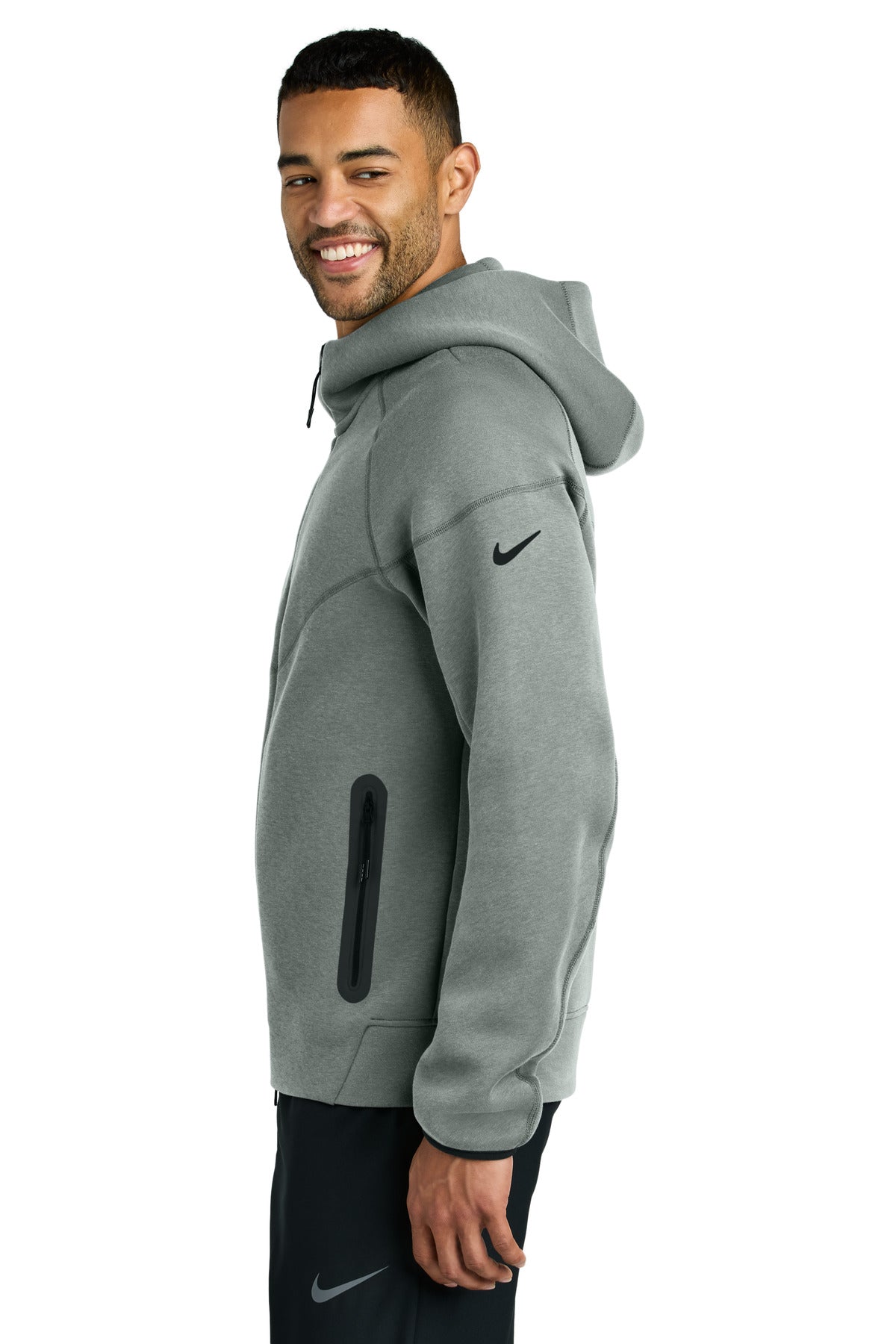 DkGyHthr Nike Tech Fleece Full-Zip Hoodie NKFQ4762