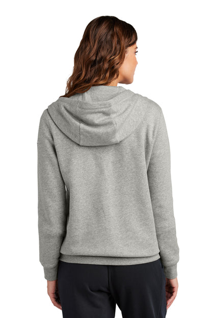 DkGyHthr Nike Women's Club Fleece Sleeve Swoosh Full-Zip Hoodie NKFD9890