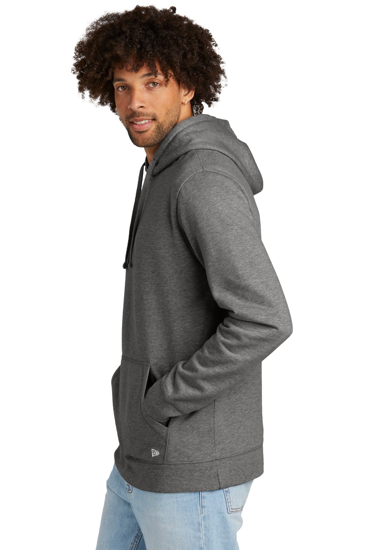 DkHtGry New Era Comeback Fleece Pullover Hoodie NEA550