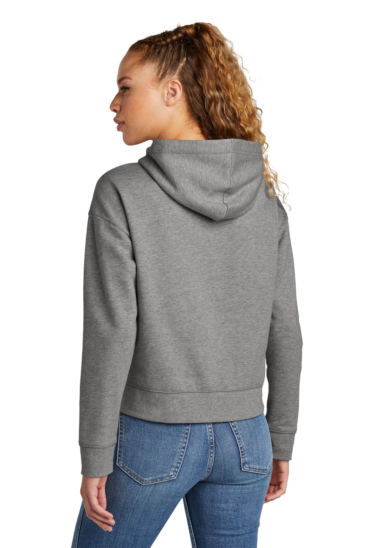 DkHtGry New Era Women's Comeback Fleece Pullover Hoodie LNEA550