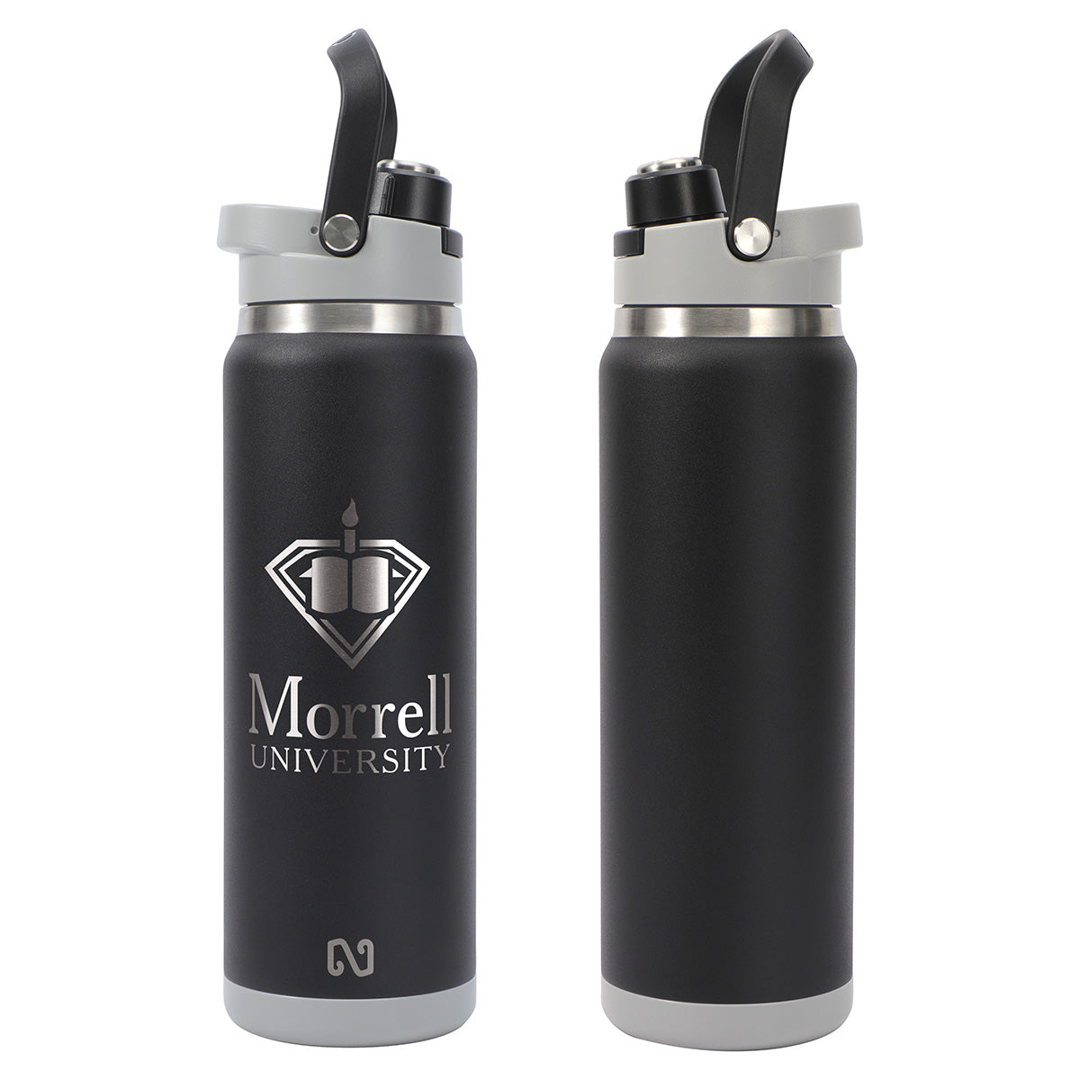 NAYAD® Crusade 28 oz Stainless Steel Double-Wall Bottle with Hidden Cup