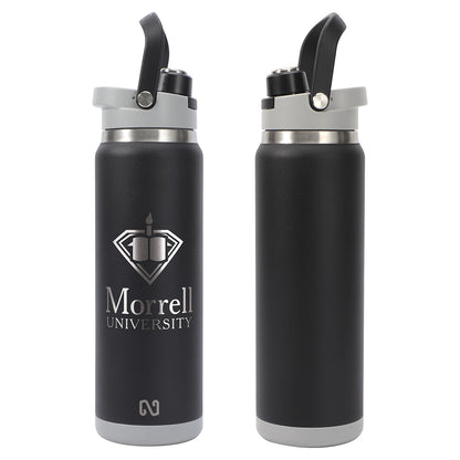 NAYAD® Crusade 28 oz Stainless Steel Double-Wall Bottle with Hidden Cup