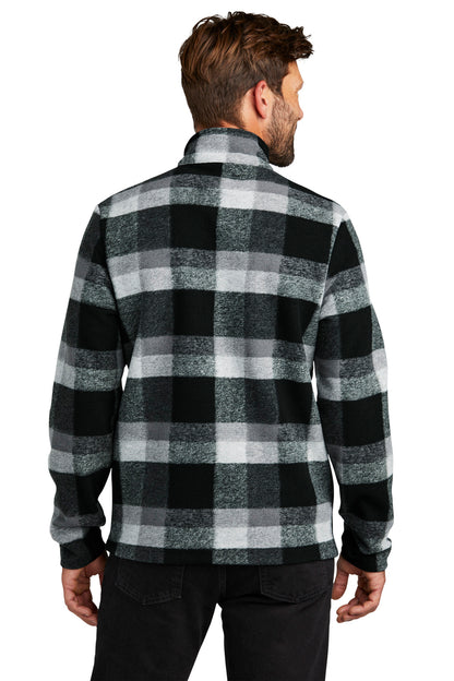 DpBlkPlaid Russell Outdoors Basin Snap Pullover RU551 RU551