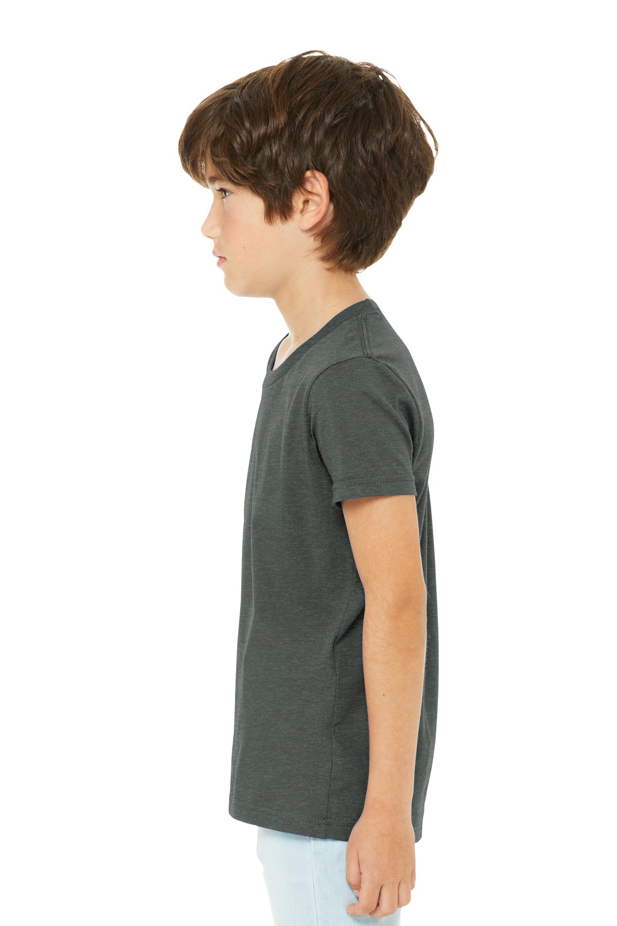 DpHeather BELLA+CANVAS Youth Heather CVC Tee BC3001YCVC
