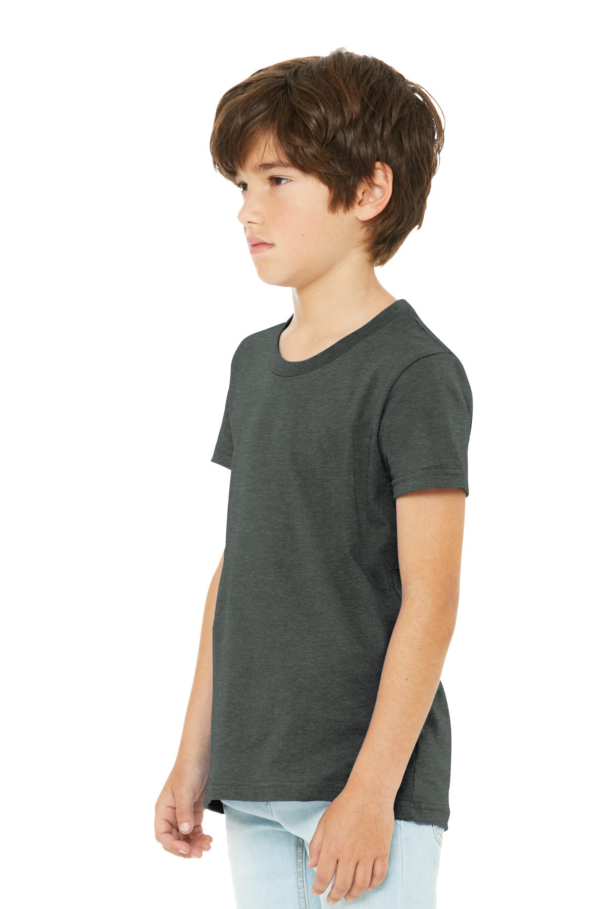 DpHeather BELLA+CANVAS Youth Heather CVC Tee BC3001YCVC